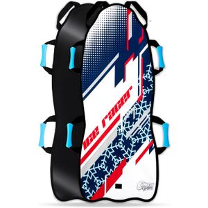 Sunlite Sports 45 Snow Sled  Foldable or Foam Style Toboggan for Kids & Adults, Reinforced Bottom, Durable Stitching & Ergonomic Handles  Lightweight & Portable Winter Sled (3.2) Ice Captain 45" Foldable Sled Gift Version)