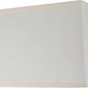 Aspen Creative 36021 Transitional Rectangle Hardback Shape Spider Construction Lamp Shade in Off White, 16" wide, Top:(8" + 14") Bottom:(10 + 16") x Height: 10"