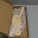 BENECREAT Portable Amish Style Yarn Swift Winder, Desktop Standing Needlecraft Finishing Tool with Oval Base for Wool, Yarn and Embroidery Thread