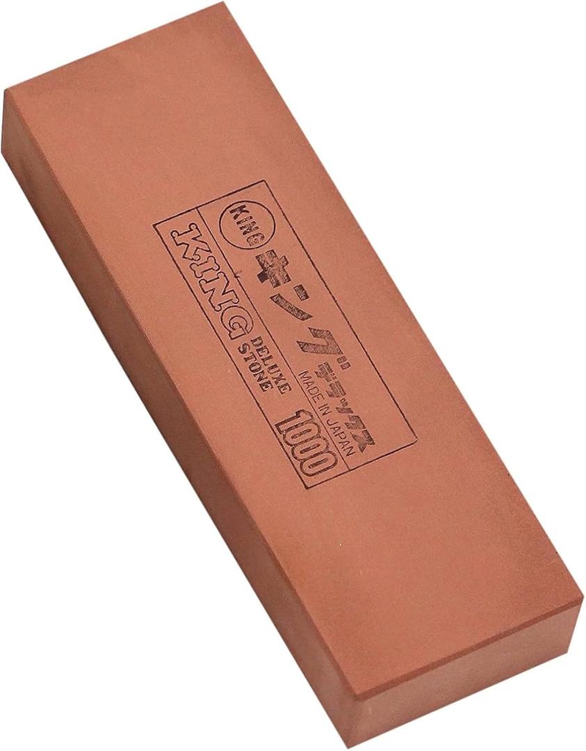 King Deluxe Medium Grain 1000 Grit Whetstone Handy Size