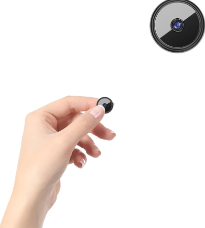 RFAWKNG 1pcs Only 0.9 inch Hidden Camera with Audio/Video Mini Small Spy Home Indoor Night Vision Motion Detection Baby Monitor Wireless Outdoor Nanny WiFi espias Security Secret (1, Black, mini)