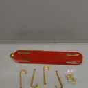 12" Valet Rod for Closet Pull Out (1 Pack, Gold)