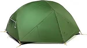 Naturehike Mongar 2 Person Backpacking Tent, 3 Season Ultralight Lightweight 2 Person Tent, Double Layer Free Standing Tents for Camping Hiking Cycling