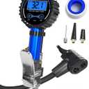 GERCHWAY Presta Valve Air Chuck Digital Bike Tire Inflator with Pressure Gauge Schrader to Presta Valve Adapter for Air Compressor