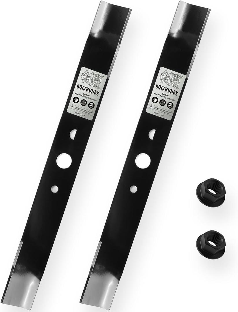 AC04020 Mower Blades for 20 in RYOBI RY40108 40V Mower, 2 PCS | Lawn Mower Blade, for RYOBI 40V 20 in Mower RY401011 RY401012 RY40108 RY40109, Replaces OEM 682162001 635373001 AC04020