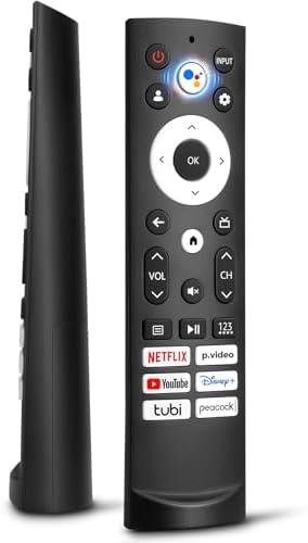 2 PCS Voice Remote Control Replacement for Hisense Smart Google TV，Compatible with Hisense QLED UHD Mini-LED ULED Google TVs