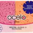 O-Cel-O Handy Sponges, Assorted Colors, 4 Count, pack of 4