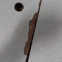 Homes: Inside + Out Naomi Modern Decorative Accent LED Console Table with W-Shaped Legs and Remote, Wood Entryway Furniture for Living Room, Hallway, Entrance, Small Spaces, Black