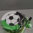 Deekin 3 Pcs Soccer Ball Piata Set Include Piata with Stick Eye Mask Soccer Ball for Kids Music Science School Sports Bridal Shower Birthday Party Decorations Supplies