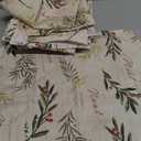 Elrene Home Fashions Holiday Tree Trimmings Fabric Napkins, Set of 4, 17 Inches x 17 Inches