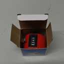 White Deer Hand Tally Counter 4 Digit Number Dual Clicker Golf Handy Convenient (Red)