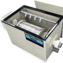 AquariDrum Filter RDF Fully Automatic Water Filter System.Fish Pond，Garden Pond， Efficient UV lamp,Canister Filter for Aquariums up to 3000 GPH,316L Stainless Steel Cleaning Nozzle and 200 mesh Sieve