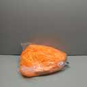 HDMLDP Beanbag Chair Cover for Adults Kids Comfy Fluffy Round Beanbag Lazy Sofa Cover for Reading Chair Floor Chair, 3.5FT, Orange