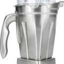 Stainless Steel Blender Pitcher 48oz, Replace for Vitamix 5000 5200 6300 6500 7500 E310 E320 Pro 200 500 750 vm0101 vm0197, Compatible with C/G-Series Explorian Commercial Ropel Series