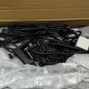 Trade Show Booth Lights, LED Display Lighting For Trade Shows,Portable Exhibit Arm Lighting,Connectable Craft tradeshow Lights Include Clamps,Mounting Brackets,Power Cables,Connect Cables (3pcs Black)
