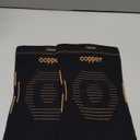 Copper Knee Braces for Men & Women  Knee Compression Sleeves for Pain Relief, Arthritis, Sports and Recovery (Medium, Black & Gold)