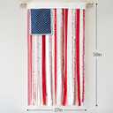 4th of July Decorations - Memorial Day Decor - 4 x 2.3 Ft Rag American Flag Banner for Home Party Supplies - Fourth of July Independence Day Accessories for 250th Anniversary Celebration Indoor Outdoor Decoration