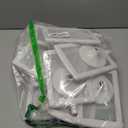 20 Pack Double Sided Standing Picture Frame 4x6 Plastic Photo Frame Bulk White Picture Display Holder Stand for Table Number, Menu, Wedding, Christmas