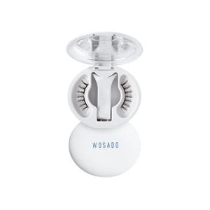 WOSADO [No.17 Ice Black] 21.5mm Magnetic Eyelashes with Applicator Kit, Reusable Magnetic Lashes without Eyeliner, Glue-free False Lashes, Waterproof, Lightweight (1 pair (Pack of 1))