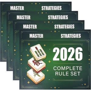 Gameplay Reference Cards  2026 Large Print, Foldable & Easy-to-Read (4-Pack)