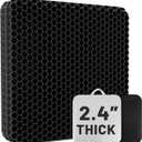 Thickened Gel Seat Cushion for Long Sitting - Back, Hip, Tailbone Pain Relief Cushion - Gel Seat Cushion for Office Chair, Cars - Egg Seat Gel Cushion for Wheelchair Pressure Relief