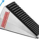 Heavy Duty Door Stopper, Large Door Stopper for Bottom of Door, Adjustable Spring Loaded Door Stoppe Up to 3 in Tall Door Stop Wedge