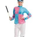 fun shack Womens Jockey Costume, Horse Jockey Outfit, Equestrian Halloween Costume for Women, Racing Attire Small