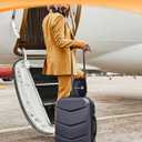 Sunany Travel Pillow, Inflatable Neck Pillow Used for Airplanes/Cars/Buses/Trains/Office Napping with Eye Mask/Earplugs (Gray) (Medium, Grey)