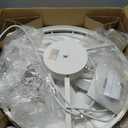 Depuley 20" Outdoor Ceiling Fan with Light for Patio IP65 Plug in Caged Fan