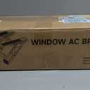 No Drill Window AC Support Bracket: Adjustable Air Conditioner Support Bracket, Heavy Duty, Fits Single & Double-Hung Windows, Universal Units for 5000-24000 BTU, Up to 350 lbs