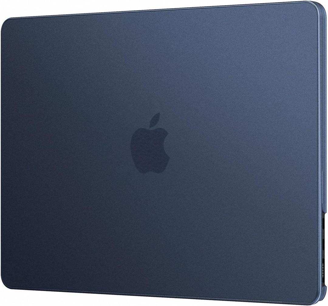 EooCoo Compatible with MacBook Air 13 inch Case M5 2026-2022 M4 M3 M2 A3449 A3240 A3113 A2681, 100% Match Official Color, Upgrade Matte, Dent & Scratch Protection Hard Shell for Mac Air 13.6, Midnight