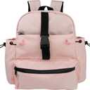 Mini Backpack - Small Womens Backpacks, Cute Lightweight Back Pack For Women, Compact Daypack & Bag For Woman (Blush)