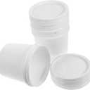 Gatuida Reusable 1l Paint Food Grade Plastic Lid Portable Water Handles Utility for Sealing Liquids