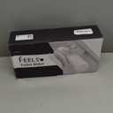 FEELSO Bidet Attachment for Toilet with Filter, Bidet Toilet Seat with Self-Cleaning Dual Nozzle (Frontal/Rear Wash), Ultra-Slim & Non-Electric Bidet Sprayer for Hard Water, Adjustable Water Pressure