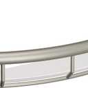 Moen Home Care Bathroom Safety 16 Inch Handicap Grab Bar for Bathtub and Shower with Storage Shelf, Elderly Assistance Product, Brushed Nickel, R2356DBN