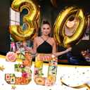 Cardboard Number for Charcuterie 30 Set Fillable Tray 10.2'' Gold Charcuterie Paper Box for 30th Birthday Anniversary Party Decorations Chocolate Candy Cupcake Container