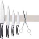 Magnetic Knife Holder For Wall 12 Inch, Knife Magnetic Strip, Stainless Steel Magnetic Knife Holder Rack Use as Kitchen Knife Holder, Kitchen Utensil Holder