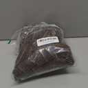 MIULEE Pack of 2 Decorative Vintage Burlap Linen Euro Sham Brown Throw Pillow Covers for Sofa Couch Bed 24x24 Modern Farmhouse Pillowcase Rustic Woven Textured Cushion Cover Inch Dark Coffee