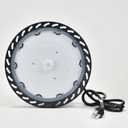 LED High Bay Light 150W 21000LM 5000K, LED Shop Lights for Garage Super Bright with 110-277V US Plug 5 Cable Waterproof UFO Commercial Warehouse Workshop Factory Area Lighting Fixture, 2 Pack