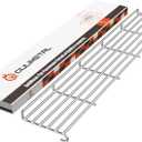 QuliMetal Grill Warming Rack for Weber GS4 Genesis II E-410, II S-410, II SE-410 Grills, Grill Parts for Weber Genesis II 400 Series, Stainless Steel Warming Rack for Genesis 66045 (32.7 Inch Stainless Steel)