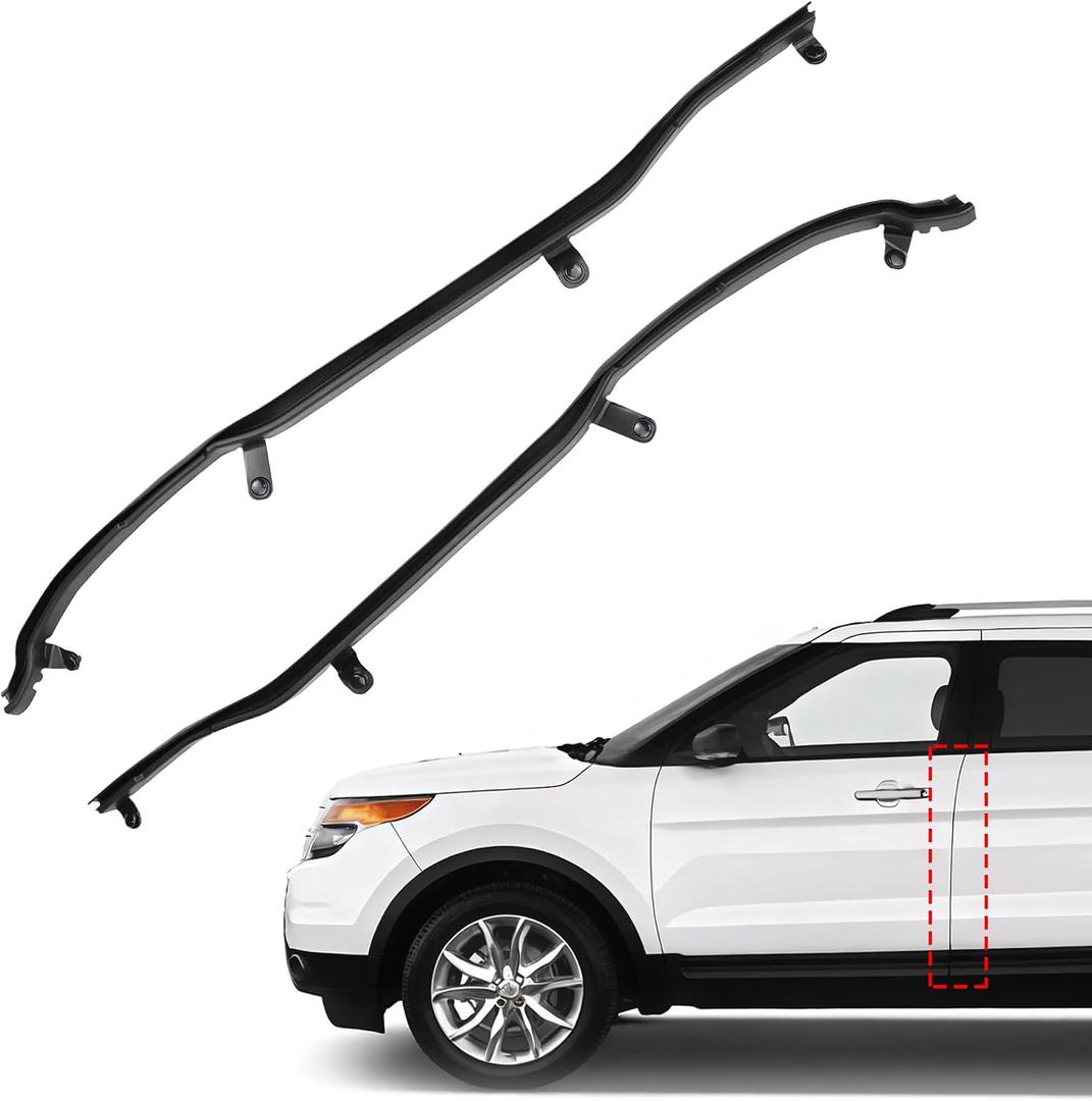 Weather Strip for Door Seal Stripping Compatible with Ford Explorer 2011 2012 2013 2014 2015 2016 2017 2018 2019 BB5Z7825324B BB5Z7825325B