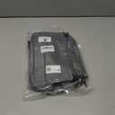 Insulated Lunch Box Dual Compartment Lunch Bag Leakproof Cooler for Men Women with Adjustable Strap,for Work, Picnic, Beach, Camping, TravelBlack Grey-12L