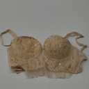 Sexy Mesh Floral Embroidered Underwire Lingerie Women Soft Lace Lingerie Bra 36C