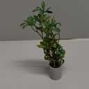 1:12 Dollhouse Accessories, Miniature Potted Plants Artificial Tiny Greenery,Miniature Plant Model for Dollhouse Decoration, DIY Handicrafts
