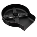 AKFGN Kitchen Automatic Glass Rinser Washer Cleaner, Black