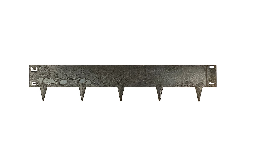 IRONRIDGE 4inX39in Pack Rustic Steel Landscape edging section