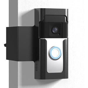 Anti Theft Ring Doorbell Mount - Renter Friendly Ring Doorbell Holder for Apartment Door - All Metal Ring Door Bracket Blink Doorbell Mount No Drill
