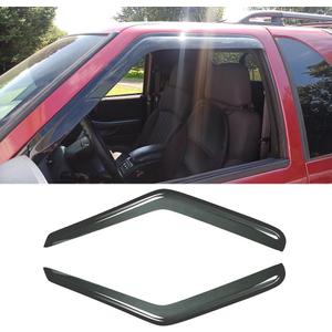 92127 Sunproof Waterproof Side Window Wind Deflector, Window Visor fit for 1994-2003 Chevrolet S10/GMC Sonoma, 1995-2005 S10 Blazer/S15 Jimmy, 1996-2000 Isuzu Hombre