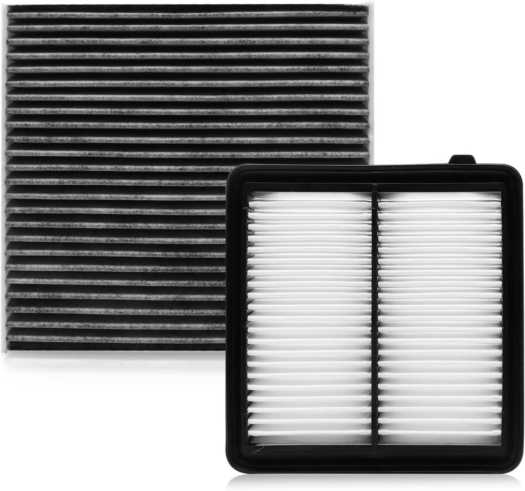 JTBU134-256 Engine & Cabin Air Filter for Acura Ilx 2013 2014 2015 and for Honda Civic 2012 2013 2014 2015.Replacement for CA11256,17220RW0A00,CF10134,80219-SHJ-A01.