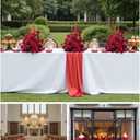 2pcs 19inch Red Free Standing Flowers Ball Bouquet Artificial Rose Arrangements Balls for Wedding Centerpieces Tables Chair Aisle Runner Flowers Decorations